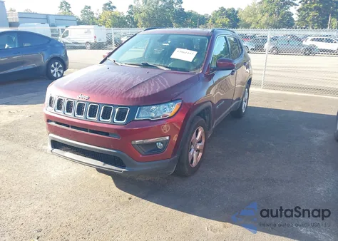 2020 Jeep Compass Latitude from USA, damaged, VIN 3C4NJCBB1LT257906